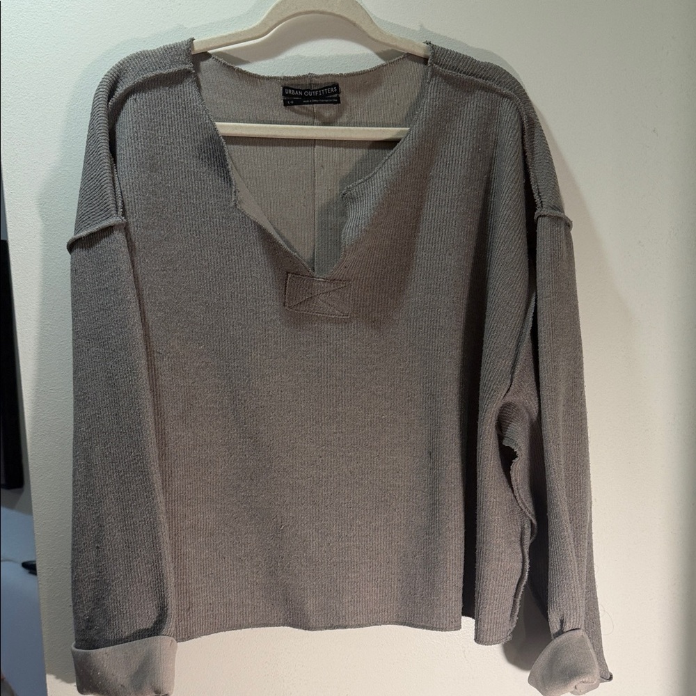 Gray Long Sleeve Shirt